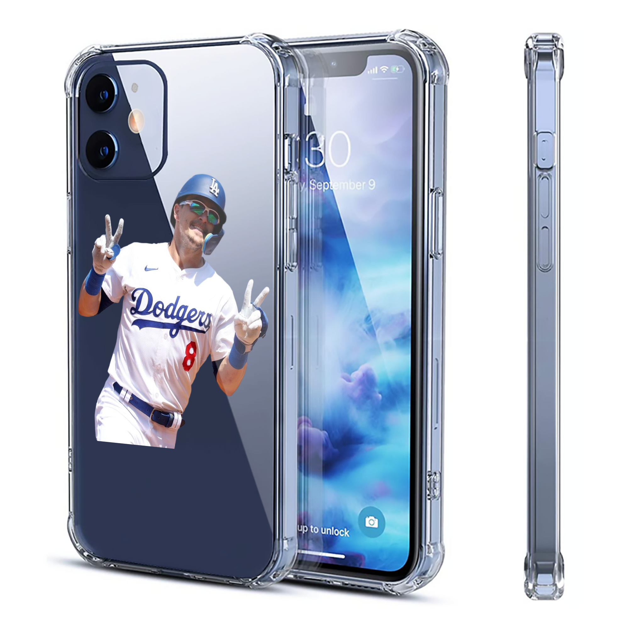  Clear IPhone 12 Case – Soft TPU With UV Print – Enhanced Drop Protection, Precise Fit, Anti-Fingerprint, Customizable Design, Scratch-Resistant, Yellow-Resistant